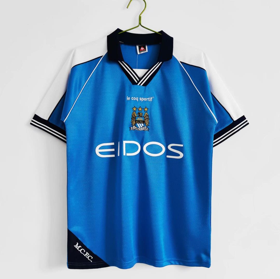 AAA Quality Manchester City 99/01 Home Soccer Jersey